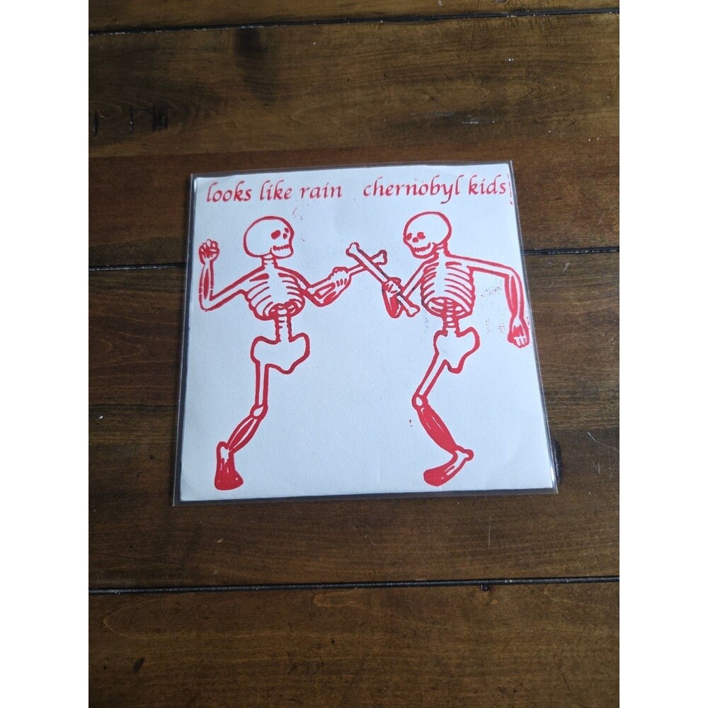 Looks Like Rain  Chernobyl Kids Split 7" Vinyl 1999 COMPLETE w/ Booklet